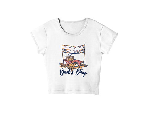University of California - LA Gamma Phi Beta Opal White Venice Tee |PO 10200