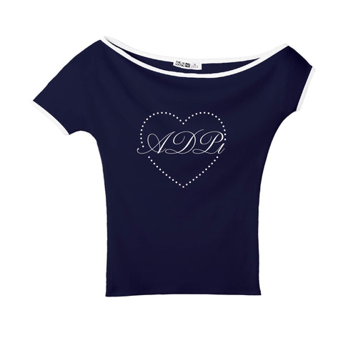 Celebration Station Navy Sorority Marina Top