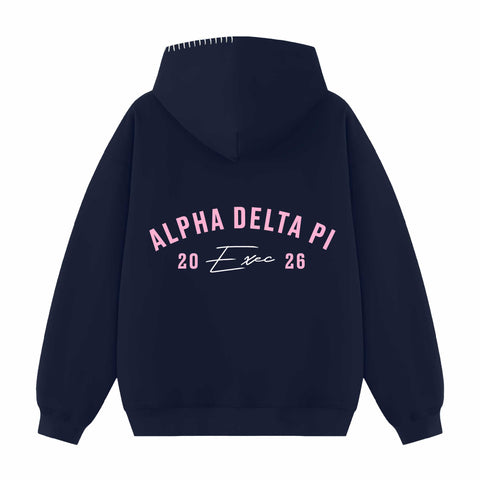 Rose Arc Exec Hood Stitch Sorority Hoodie