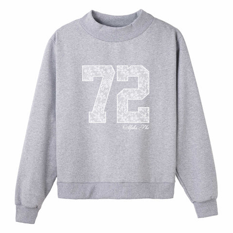 Lace League Sorority Mock Neck