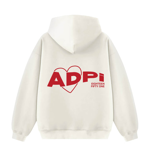 Lover Girl Cream Sorority Hoodie