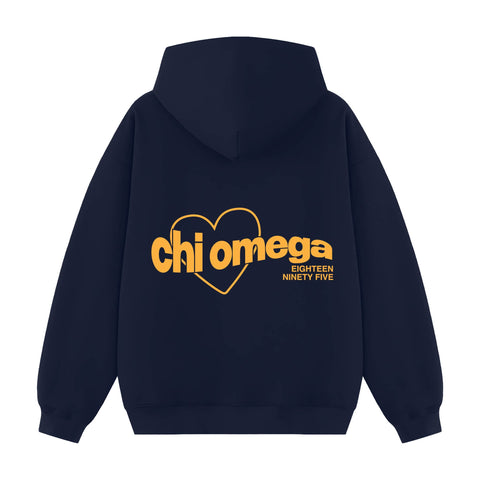 Lover Girl Navy Sorority Hoodie