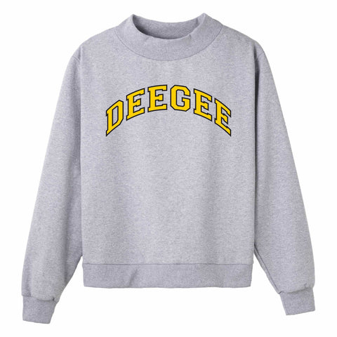 Gold and Black Campus Colors Sorority Mock Neck