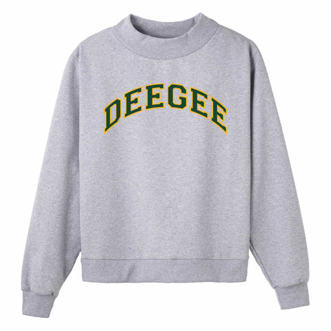 Green and Yellow Campus Colors Sorority Mock Neck