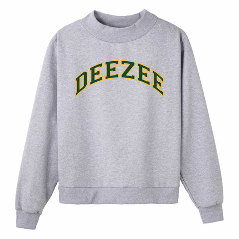 Green and Yellow Campus Colors Sorority Mock Neck