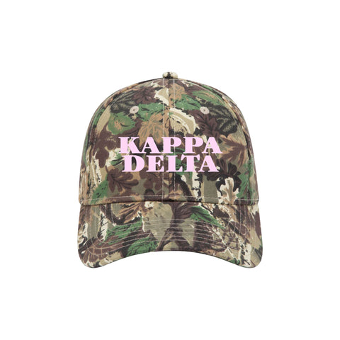 Classic Camo Embroidered Sorority Hat
