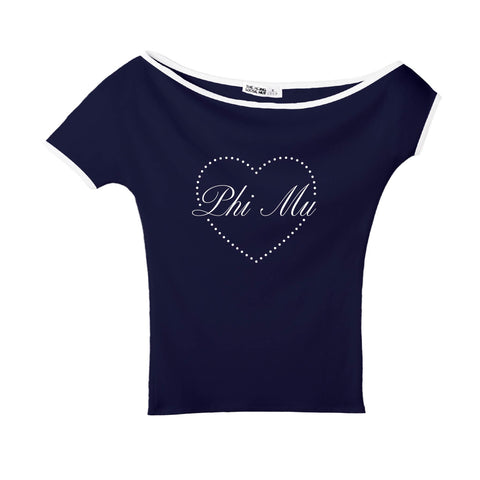 Celebration Station Navy Sorority Marina Top