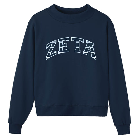 Speed Run Sorority Mock Neck