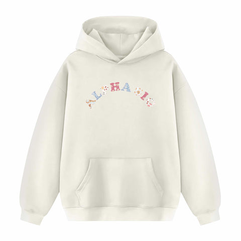 Floral Bloom Printed Sorority Hoodie
