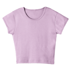 Venice Tee, cropped fitted cap sleeve baby tee in Aphrodite Approved color