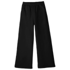 Catalina Sweats, custom fleece flare sweatpants in Onyx Black color