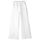 Catalina Sweats, custom fleece flare sweatpants in Opal White color