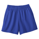 San Clemente Shorts, custom high-rise fleece sweat shorts in Lazuli Lover color