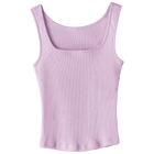 Amelia Tank, custom full-length fitted tank top with square neck in Aphrodite Approved color