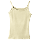 Hermosa Tank, custom full-length spaghetti strap tank top in Sandy Chic color