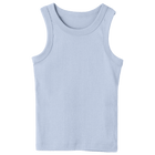 Malibu Tank, custom full-length fitted tank top with wide straps in Healing Angelite color