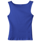Santa Cruz Tank, custom full-length fitted tank top with boat neck in Lazuli Lover color